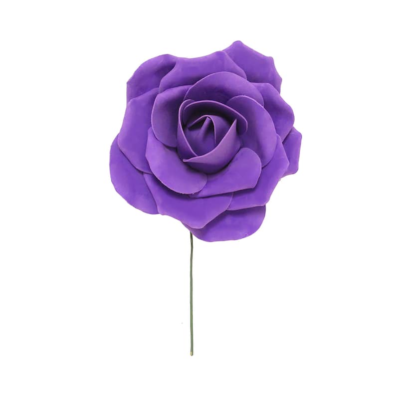 Set of 3 Large Foam Rose Stem Flower Wall Decor Backdrop Art Crafts 12in