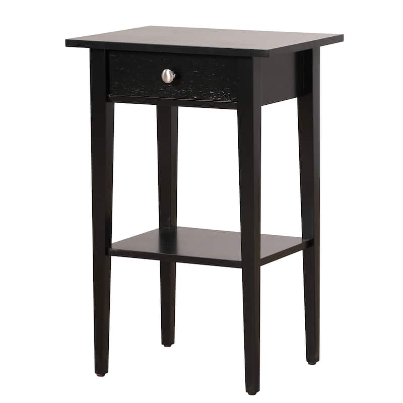 Dalton 1-drawer and Shelf Wooden Nightstand