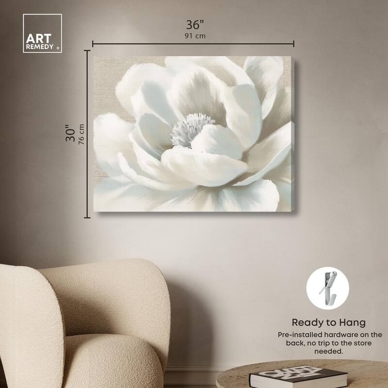 Silken Sepal II Canvas by Art Remedy, Gallery Wrapped