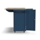 preview thumbnail 28 of 44, Homestyles Mobile Kitchen Island Cart with Wood Top and Dropleaf Breakfast Bar