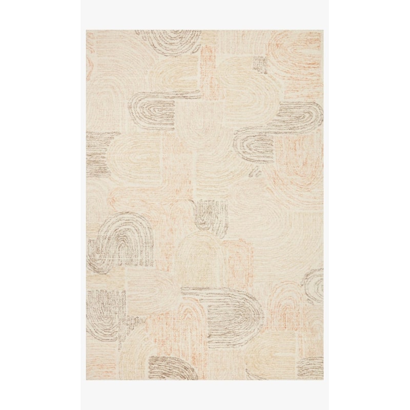 Alexander Home Aubrey Modern Abstract 100% Wool Area Rug