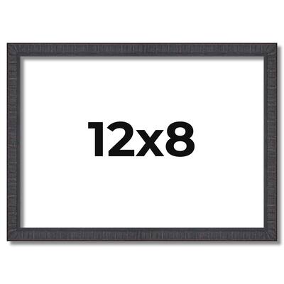 12x8 Frame Brown Solid Wood Picture Frame - Complete Modern Photo