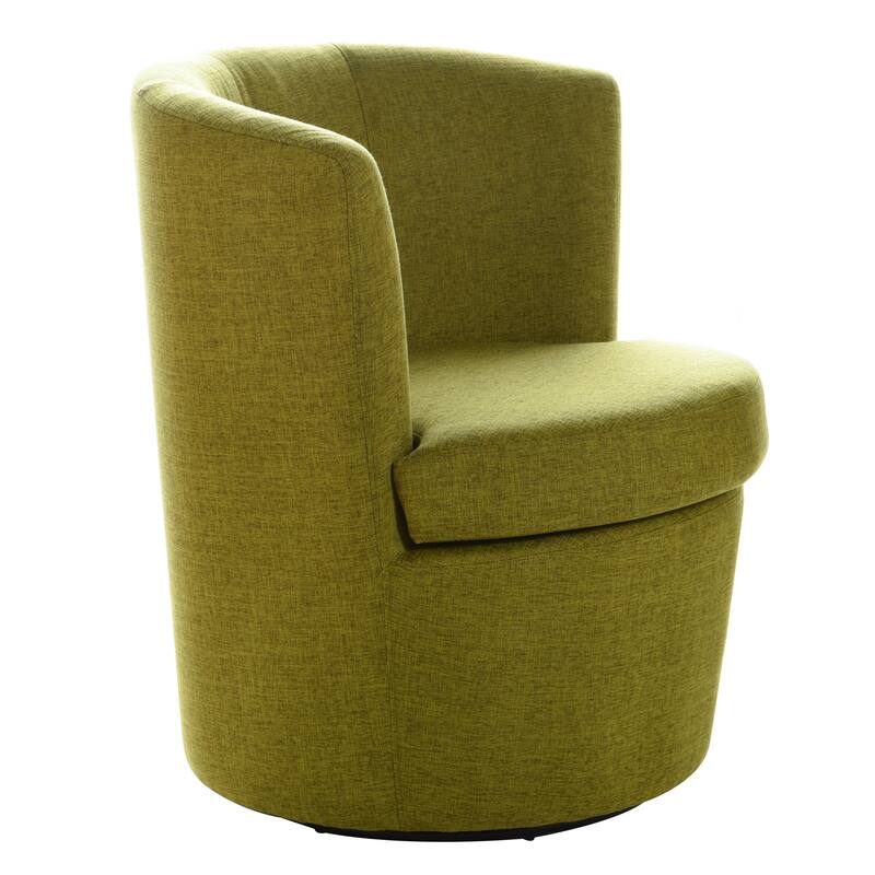 StyleCraft Barrel Swivel Accent Chair