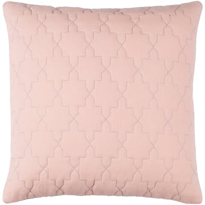 Decorative Wigan Peach 20-inch Throw Pillow Cover