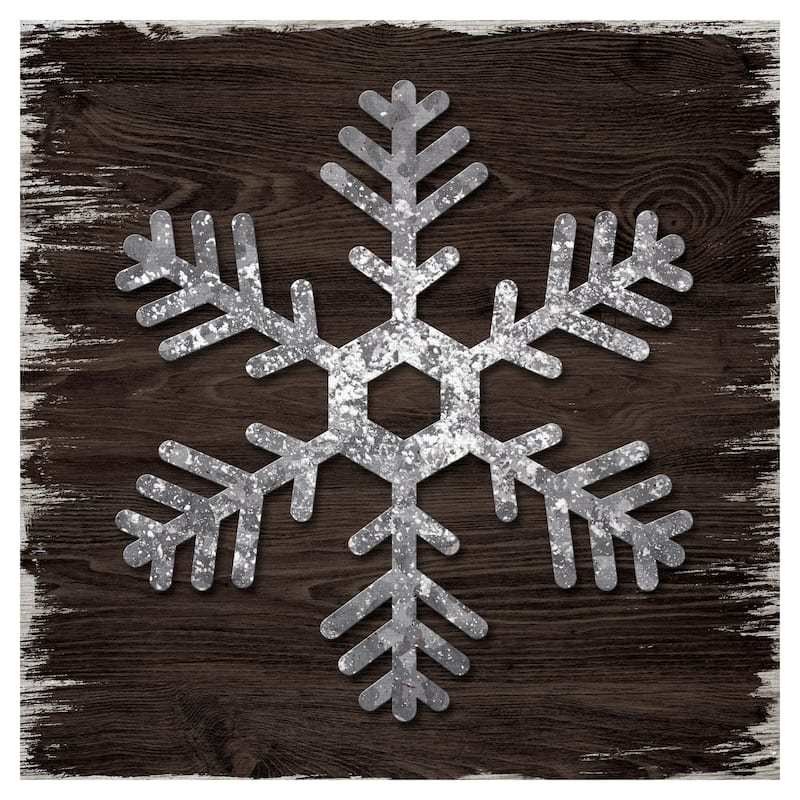 Snowflake by Willowbrook Fine Art Canvas Art Print