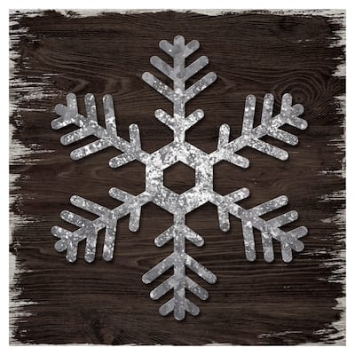 Snowflake by Willowbrook Fine Art Canvas Art Print