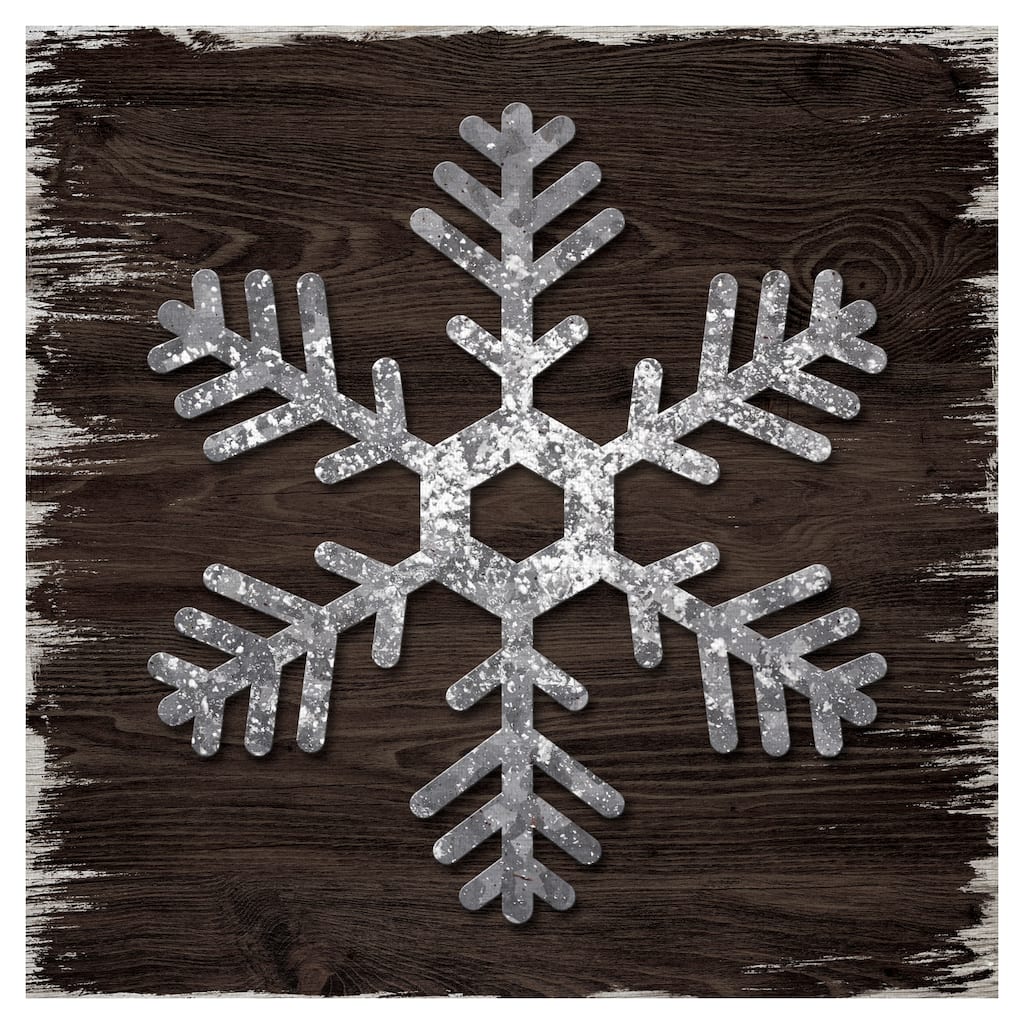 Snowflake by Willowbrook Fine Art Canvas Art Print
