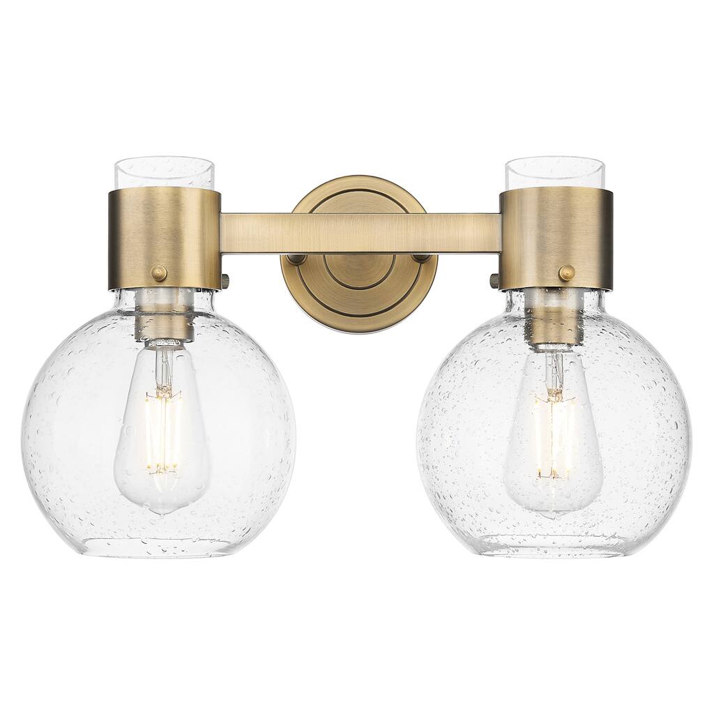 Innovations Lighting 464-2W-G464B-7SDY Lawton Sphere 2 Light 16" Wide