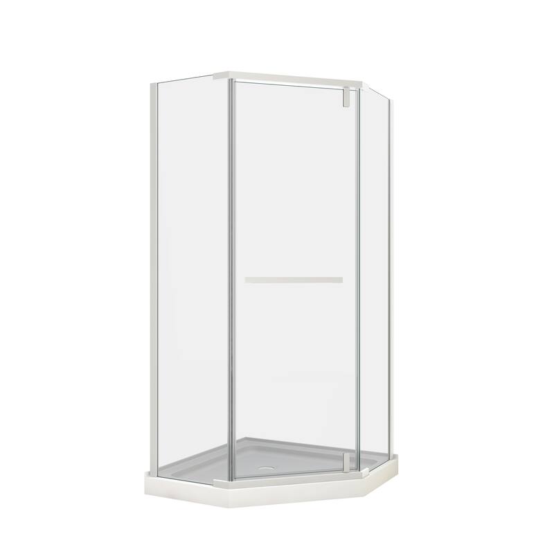 Sliding shower door, with 1/4" tempered glass