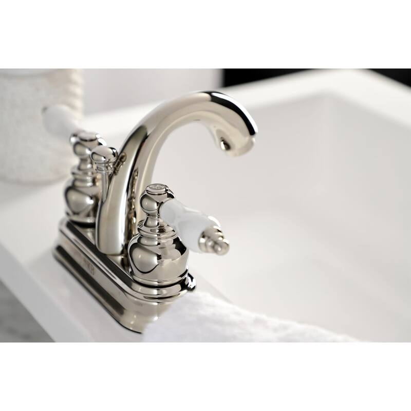Kingston Brass Restoration 1.2 GPM Centerset Bathroom Faucet with
