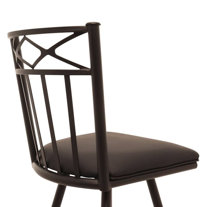 Tempo Furniture Lennix Swivel 26" Counterstool w/ Fully Welded Metal Frame (Commercial Grade) by Furnish Theory (Various Colors)