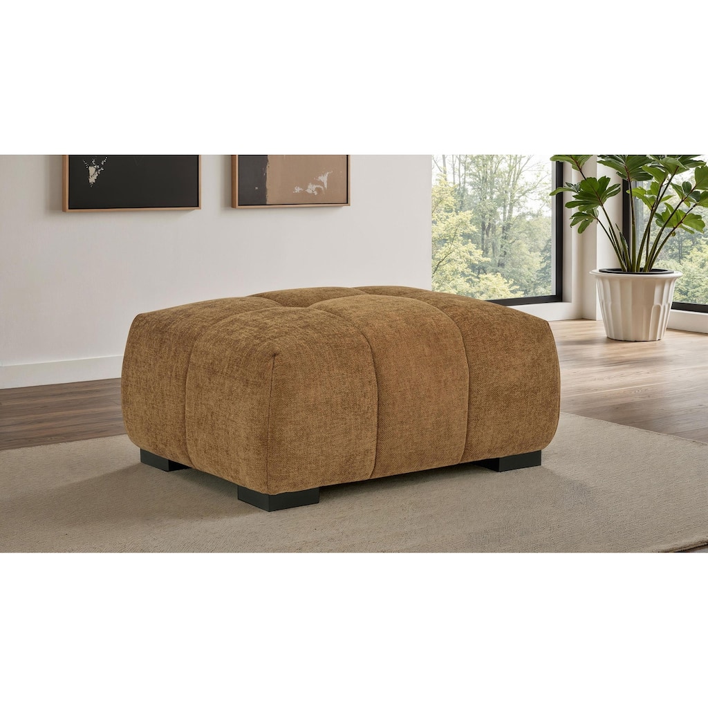 Octavia Fabric Upholstered Rectangular Ottoman