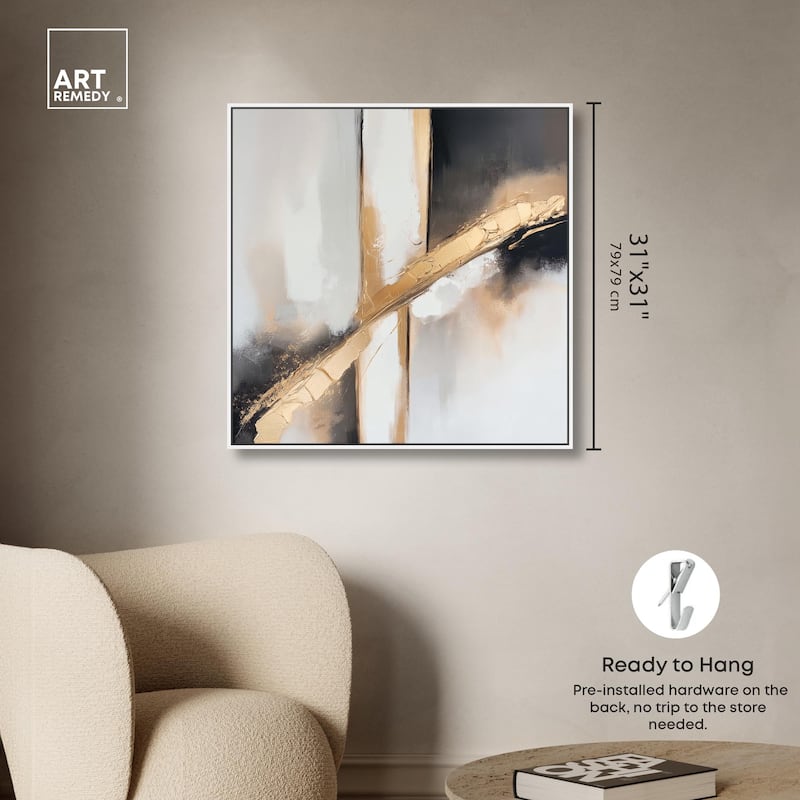 Gilded Rupture II Canvas by Art Remedy