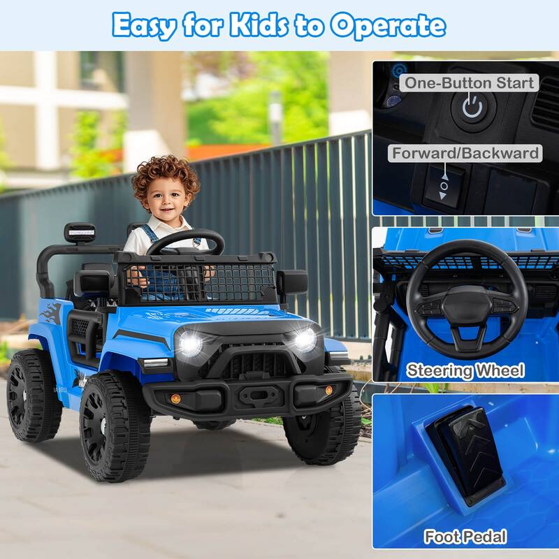 Costway 12V Kids Ride on Truck Car Battery Powered Electric Vehicle - See Details