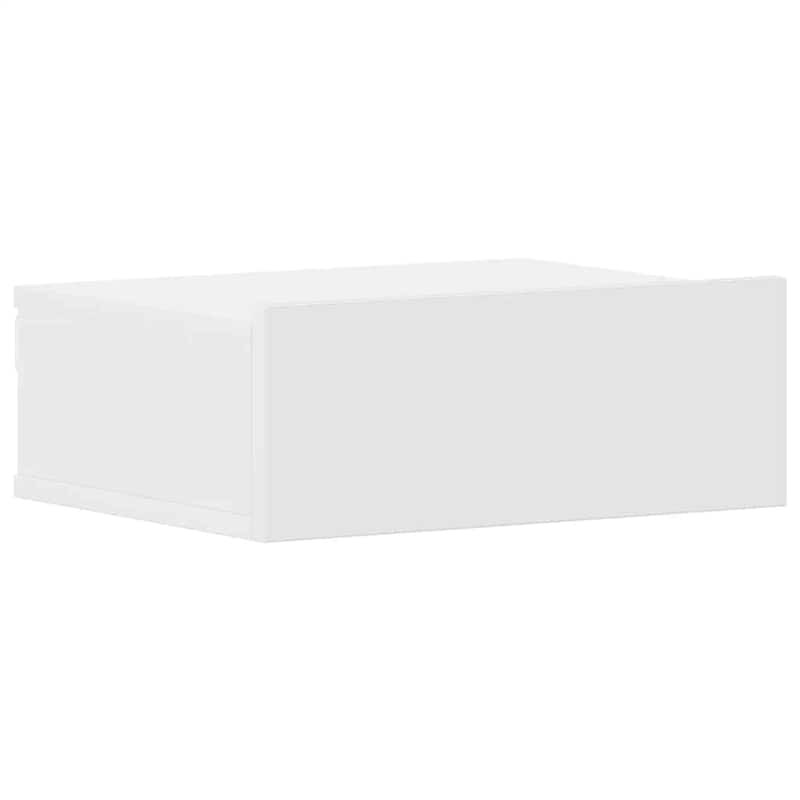 vidaXL Floating Nightstands Wall Mounted Bedside Furniture Engineered Wood