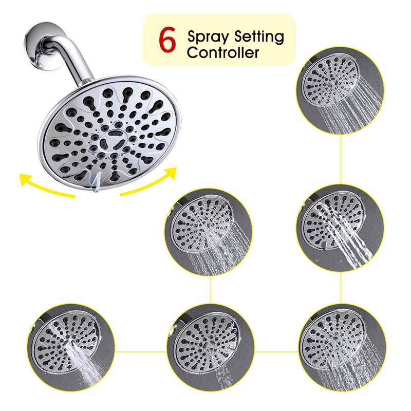 Vanityfair Tub Spout and Shower Kit, SingleHandle Tub Spout and 6