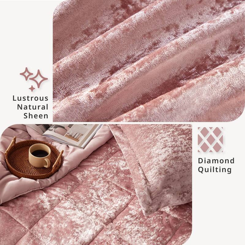 Intelligent Design Isabel Velvet Duvet Cover Set (Insert Excluded)