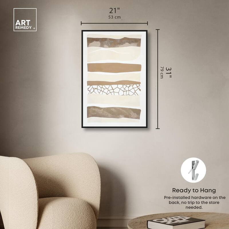 Relief Rifts II Canvas by Art Remedy