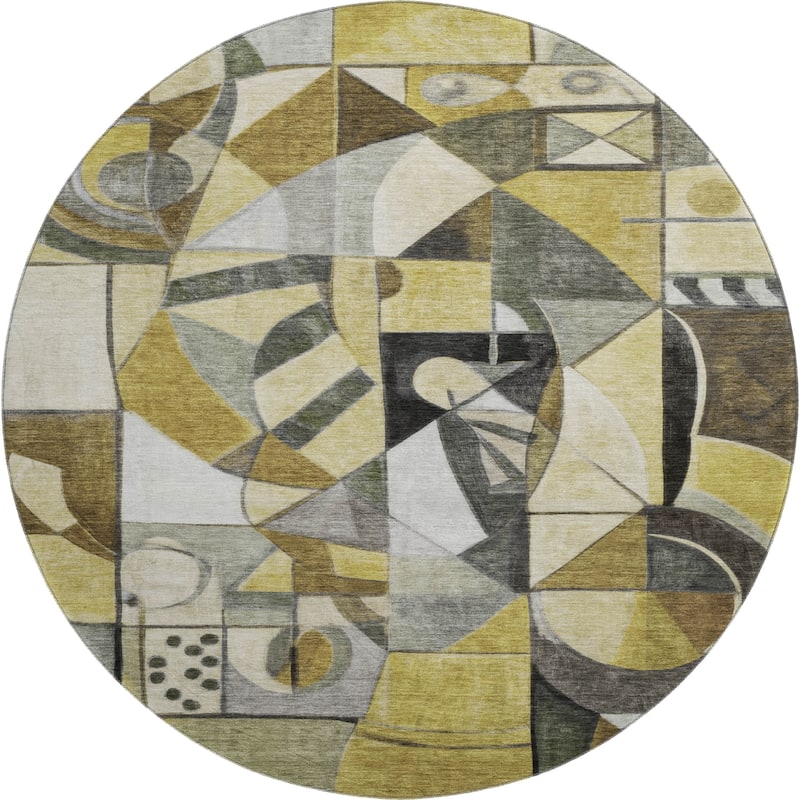 Premium Washable Super Soft Mosaic Contemporary Mayfield Rug