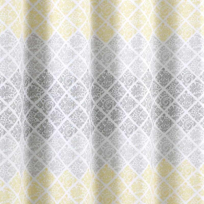 Lush Decor Medallion Ombre Window Curtain Panel Pair - 84" x 52"