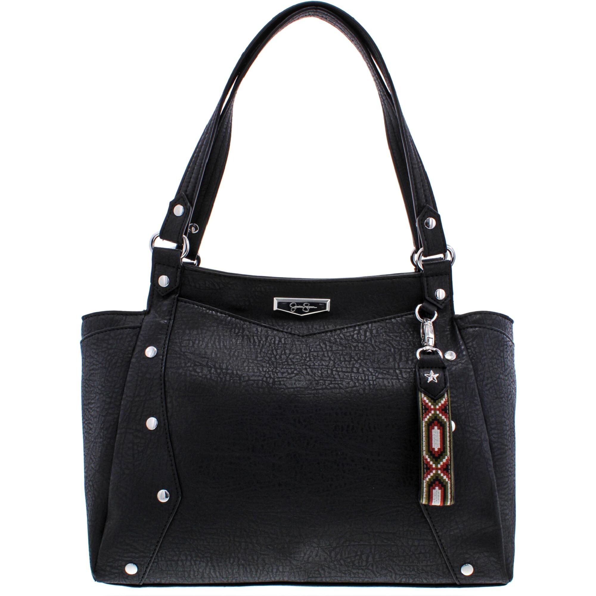 Shop Jessica Simpson Locket Women S Faux Leather Studded Shopper