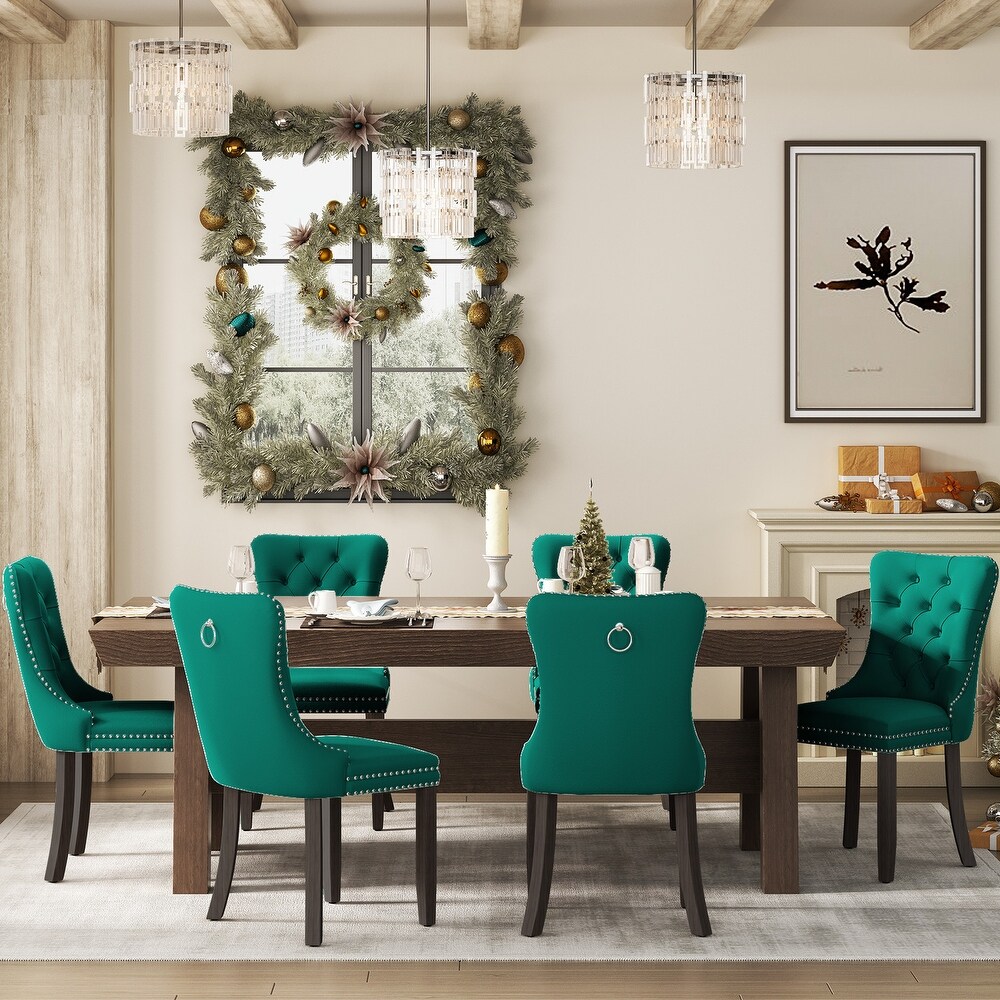 Green Velvet Dining Chairs Bed Bath Beyond