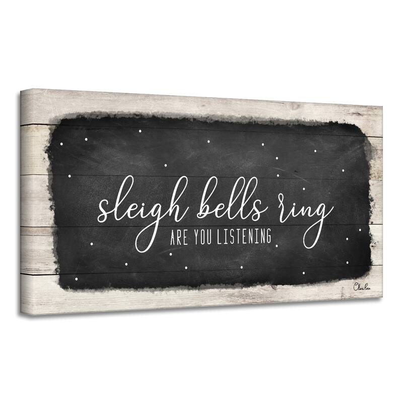 Ready2HangArt 'Sleigh Bells' Holiday Canvas Wall Art by Olivia Rose