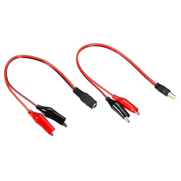 DC Power Extension Cable 5.5x2.1mm Male Female Plug to Alligator
