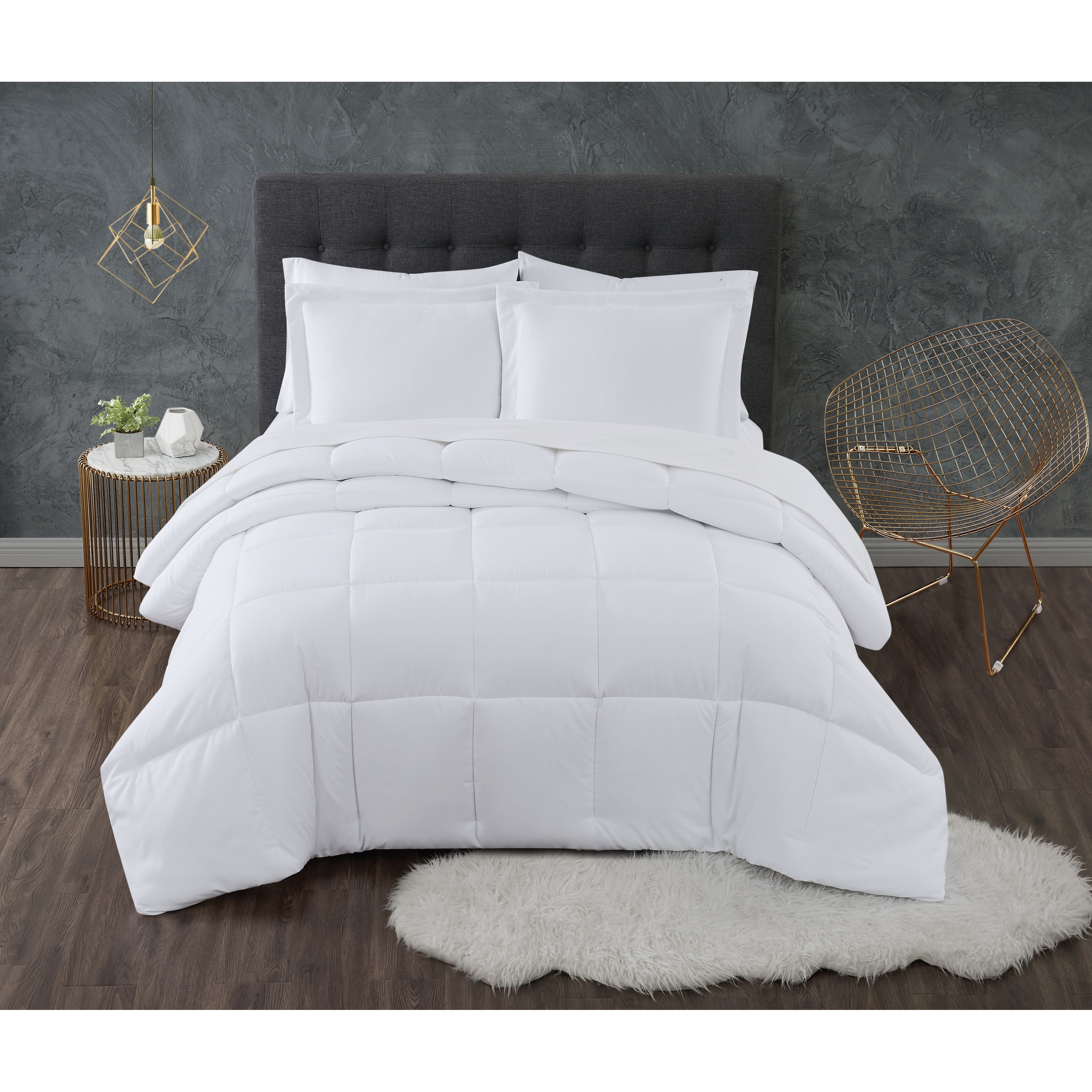 Truly Calm Antimicrobial 3 Piece Down Alternative Comforter Set Overstock 31730616