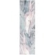preview thumbnail 40 of 47, SAFAVIEH Glacier Bree Modern Abstract Area Rug 2'3" x 10' Runner - Pink/Blue - Runner