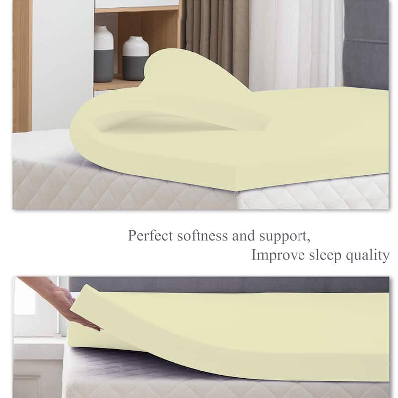 ONETAN , 1-inch Foam Topper,Adds Comfort to Mattress.