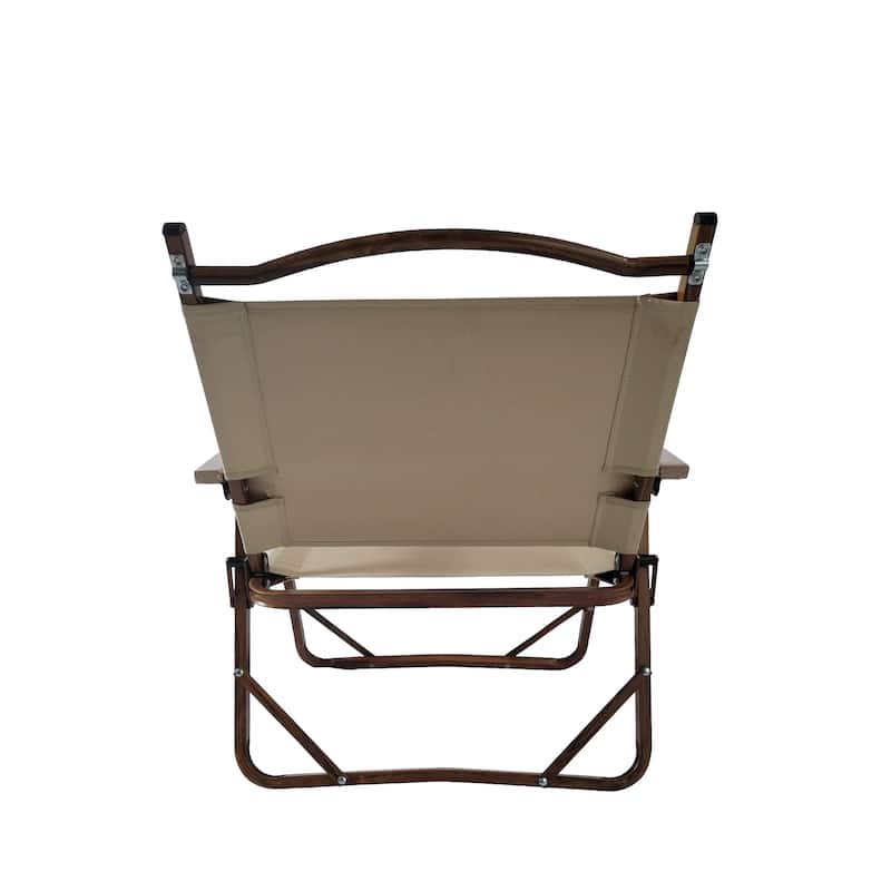 Comfy Foldable Aluminum Portable Chair with Armrests