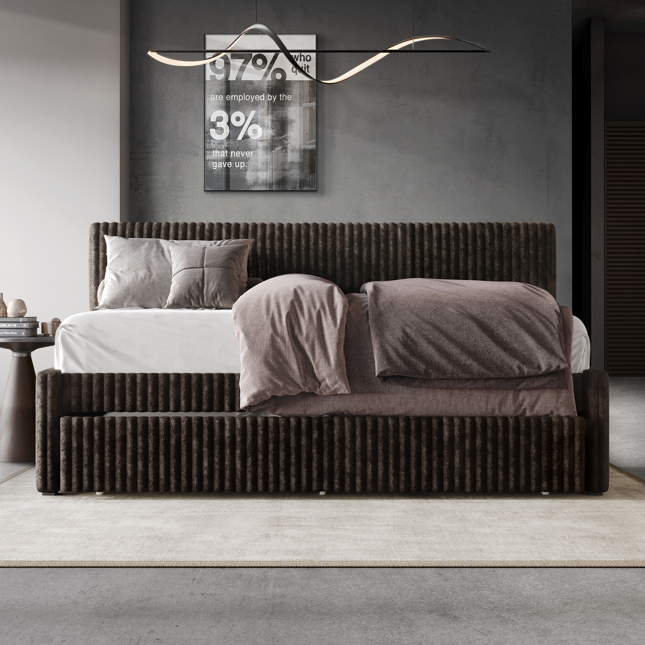 CraftPorch Contemporary Twin Daybed With Trundle