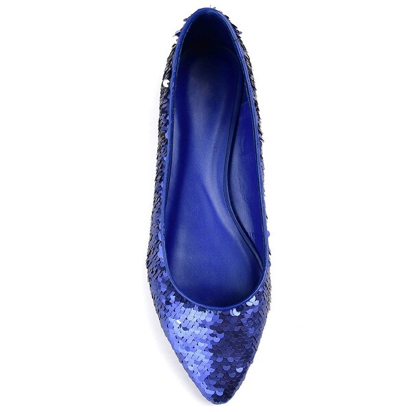 sequin flats womens