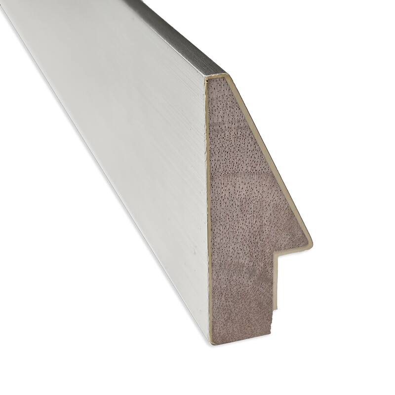 Incline Silver Wood Framed Cork Board - Bulletin Board, Organization Board, Pin Board