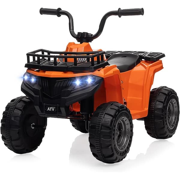 slide 2 of 6, Kids Ride On ATV w/Remote Control 2 Speeds Orange