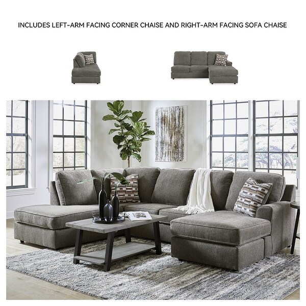 Signature Design by Ashley O'Phannon Putty 2-Piece Sectional with
