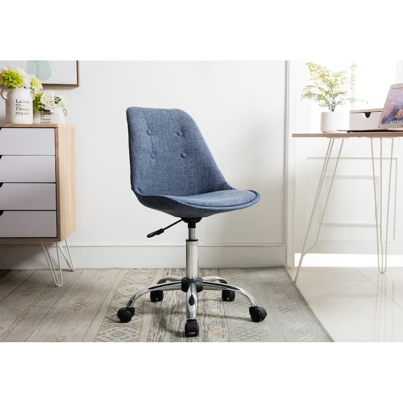 Porthos Swiveling Upholstered Home Office Chair