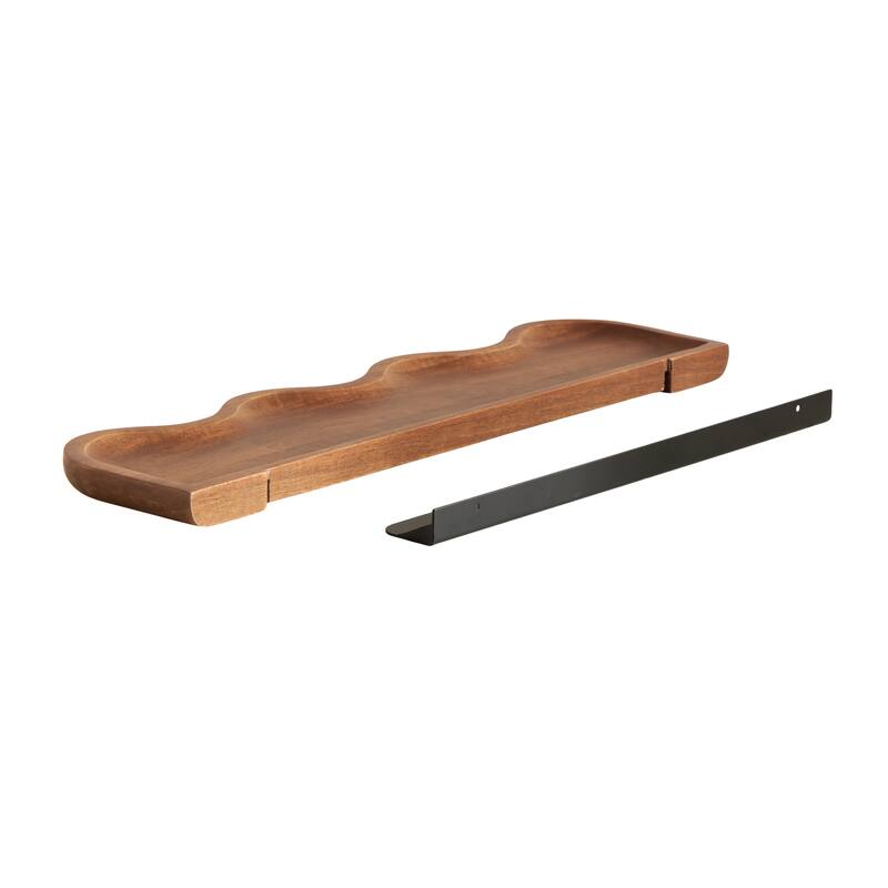 Kate and Laurel Alezar Wood Shelf Set