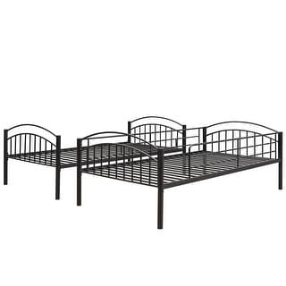 Twin Over Twin Metal Bunk Bed Ideal for Kids Rooms and Guest Spaces