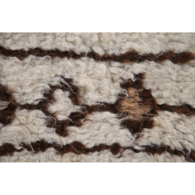 Beige Anatolian Oriental Runner Rug Hand-knotted Wool Carpet - 2'11"x 13'0"