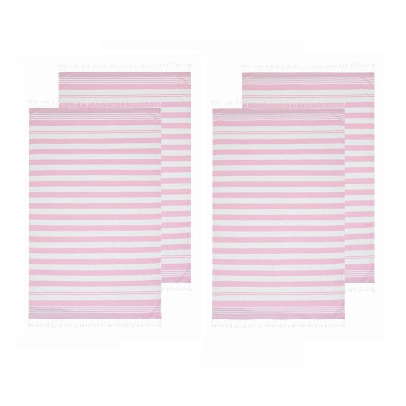 Oceanfront Resort Salty Stripe 4 Pack Sand Free Beach Towel