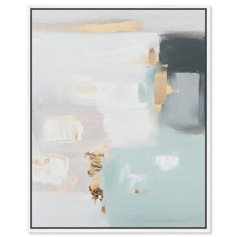 Misty Luxe I Canvas by Art Remedy - 36" x 45" - White