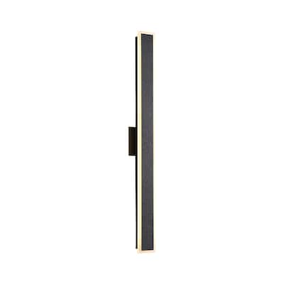 Golden Lighting 4072-OWL36 Obsidian 36" Tall Outdoor Wall Sconce