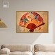 preview thumbnail 27 of 60, Spaniard Fan Canvas Glam Livingroom Wall Art by Art Remedy