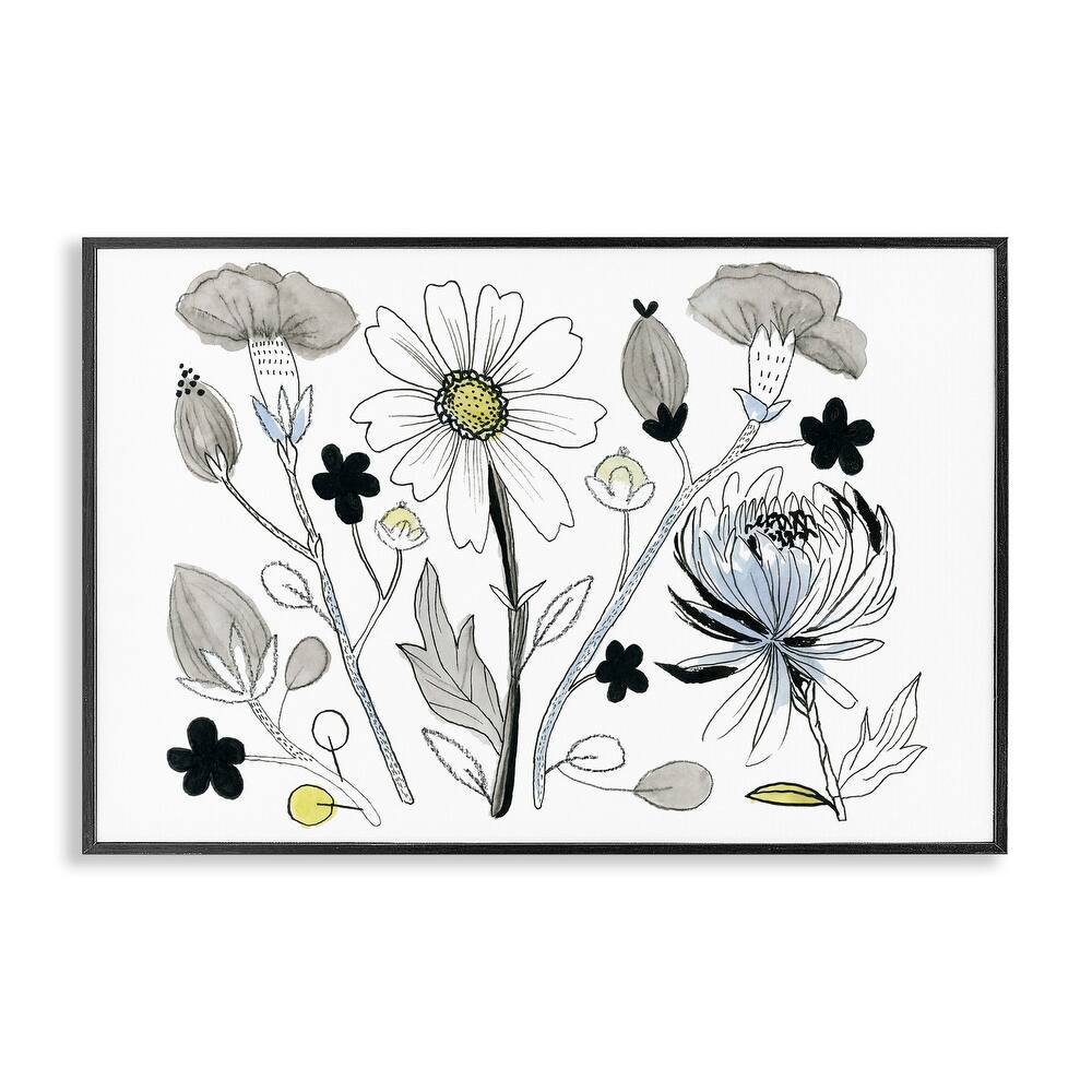 Stupell Simple Drawn Nature Sprigs Framed Giclee Art Design By Ashley Davis