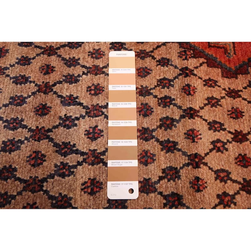 ECARPETGALLERY Hand-knotted Andelz Brown Wool Rug - 3'9 x 9'2