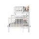 preview thumbnail 7 of 26, Taylor & Olive Trillium Twin over Full Bunk Bed with End Ladder