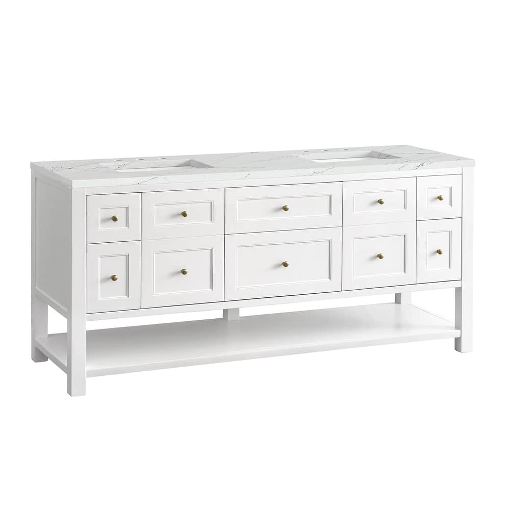 James Martin Vanities 330-V72-3ENC Breckenridge 72" Free Standing