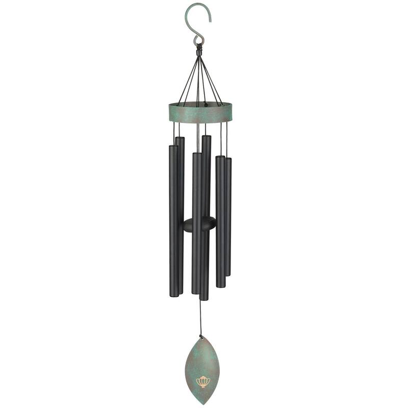 Patina Breeze Chime 32 - Black - 5"x5"x32"